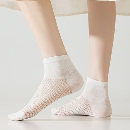 Chaussettes en soie de mûrier respirantes (9 paires) - image 1