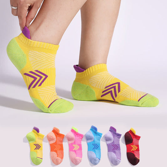 Chaussettes de compression antidérapantes en coton à blocs de couleurs Arrow (6 paires) - image 1