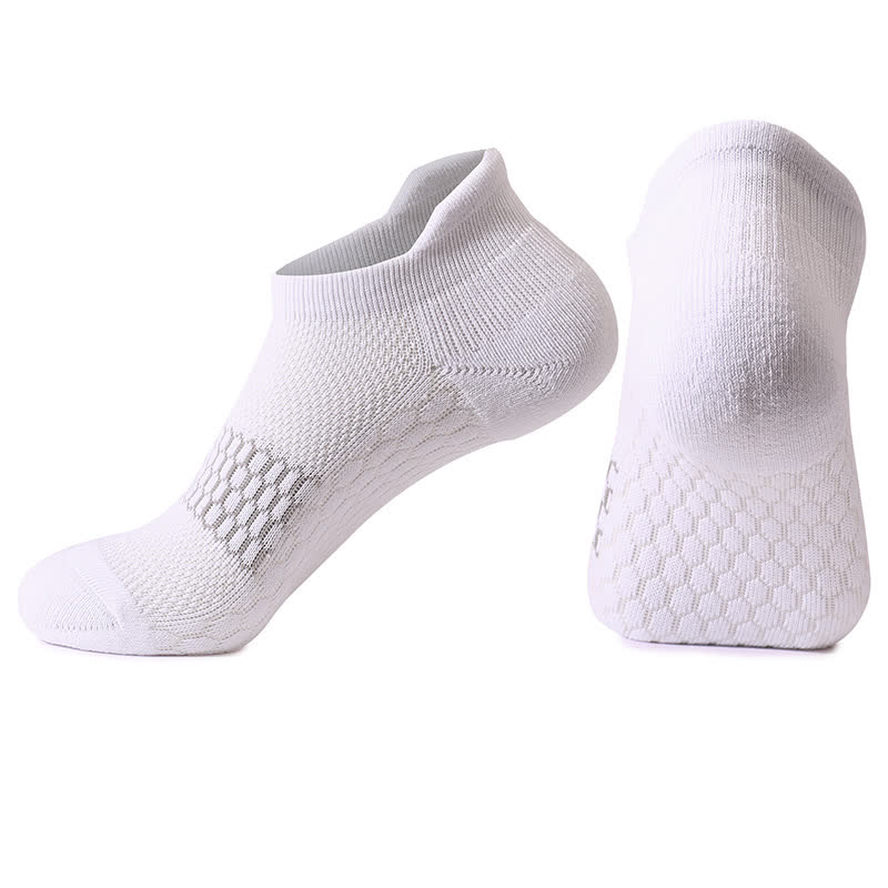 Chaussettes de compression en coton à blocs de couleurs dégradés (8 paires) - Blanc - EU39-42 (US6-8.5) - image 12