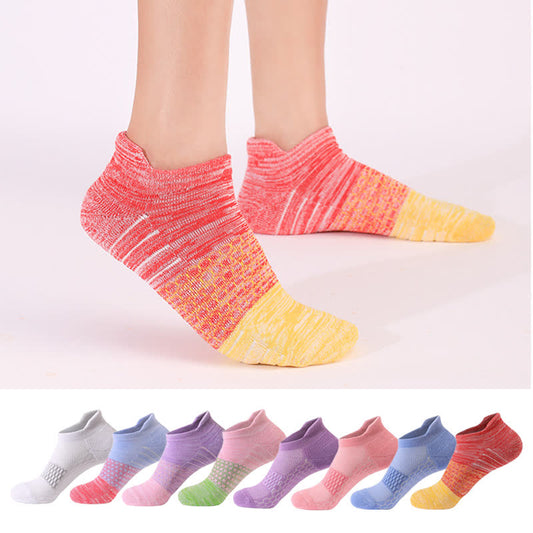 Chaussettes de compression en coton à blocs de couleurs dégradés (8 paires) - Multicolore - EU39-42 (US6-8.5) - image 1