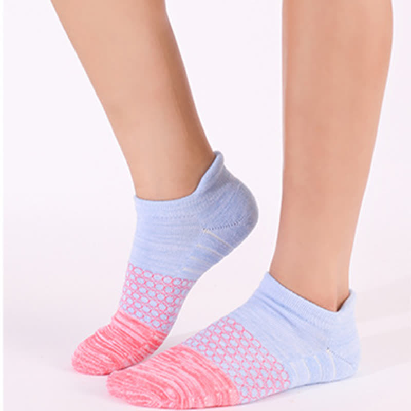 Chaussettes de compression en coton à blocs de couleurs dégradés (8 paires) - image 1