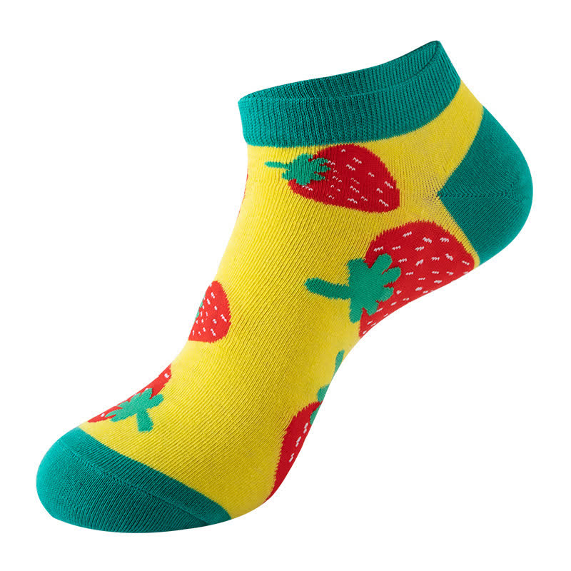 Chaussettes montantes Fruit Series (5 paires) - Jaune - EU36-42 (US3-8.5) - image 1