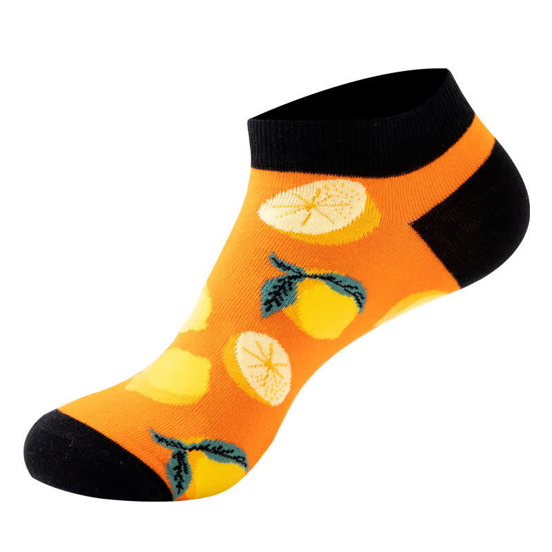 Chaussettes montantes Fun Fruit Series (6 paires) - Orange - EU36-42 (US3-8.5) - image 7