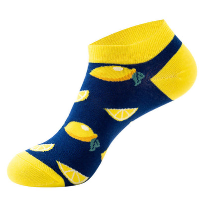 Chaussettes montantes Fun Fruit Series (6 paires) - Bleu marine - EU36-42 (US3-8.5) - image 8