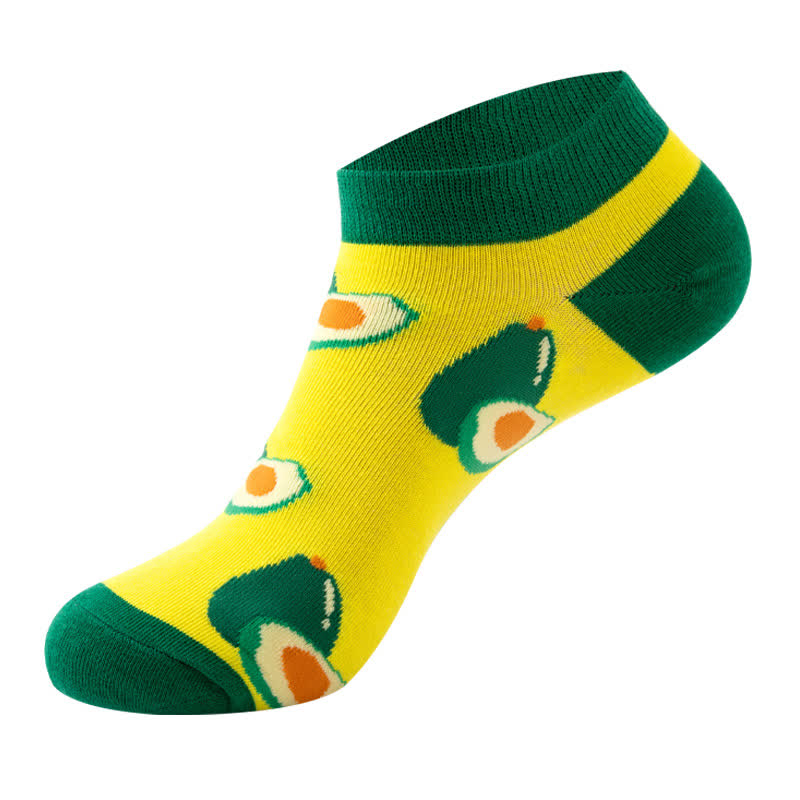 Chaussettes montantes Fun Fruit Series (6 paires) - Jaune - EU36-42 (US3-8.5) - image 9