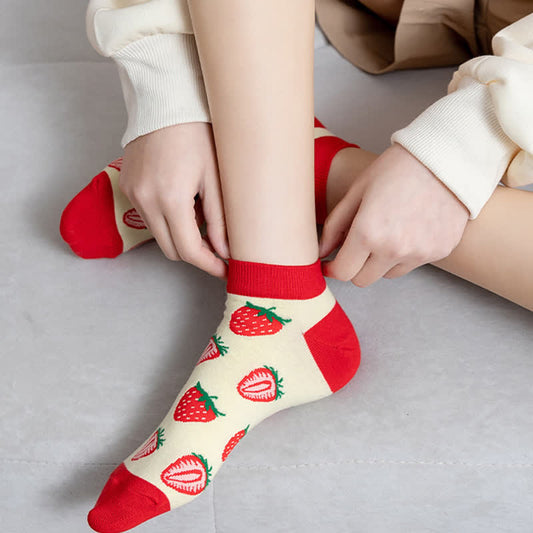 Chaussettes montantes Fun Fruit Series (6 paires) - image 1