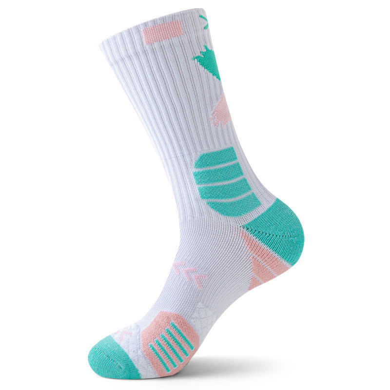 Chaussettes de sport à imprimé graphique Arrow (5 paires) - Vert - EU39-44 (US6-10) - image 10