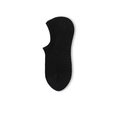 Chaussettes invisibles en coton et maille confortables de couleur unie (8 paires) - Noir - EU39-44 (US6-10) - image 6