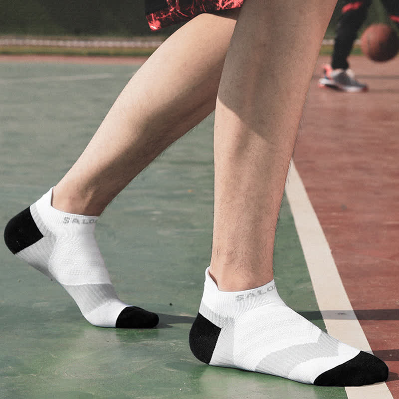 Chaussettes de compression à imprimé lettre colorblock (5 paires) - image 5