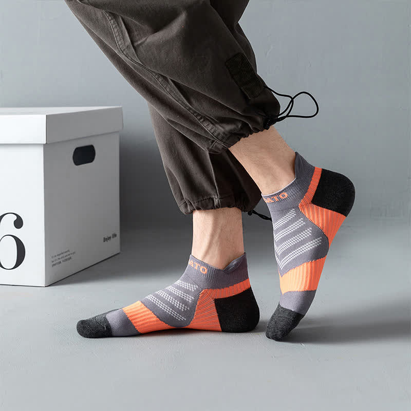 Chaussettes de compression à imprimé lettre colorblock (5 paires) - image 8