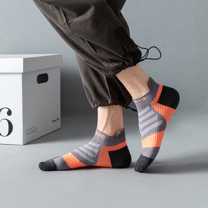 Chaussettes de compression à imprimé lettre colorblock (5 paires) - image 7