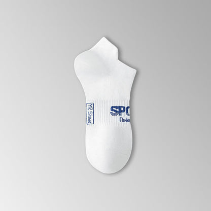 Chaussettes respirantes à imprimé lettre de couleur unie (6 paires) - image 6