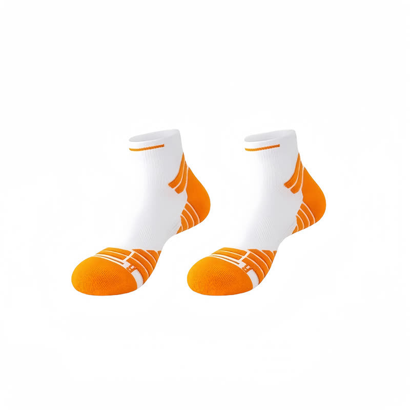 Chaussettes de compression rembourrées pour la course à pied (8 paires) - Orange - EU38-45 (US5-11) - image 5