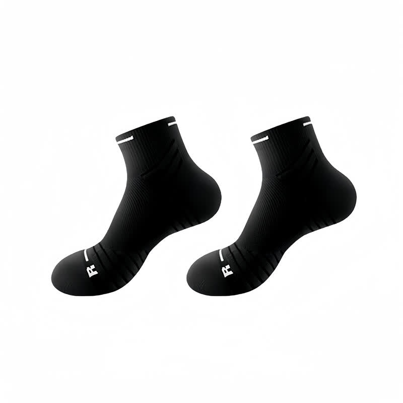 Chaussettes de compression rembourrées pour la course à pied (8 paires) - Noir - EU38-45 (US5-11) - image 6