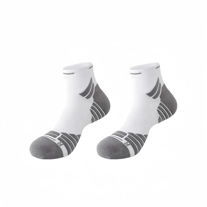 Chaussettes de compression rembourrées pour la course à pied (8 paires) - Gris - EU38-45 (US5-11) - image 8