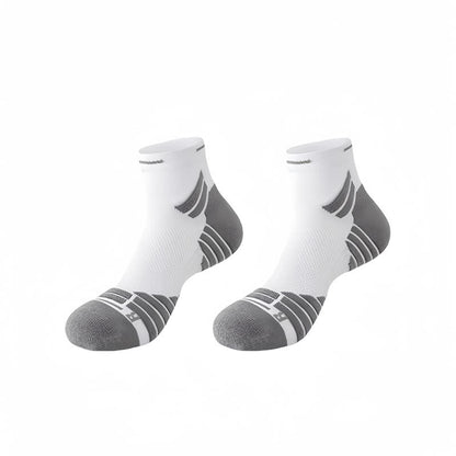Chaussettes de compression rembourrées pour la course à pied (8 paires) - Gris - EU38-45 (US5-11) - image 8