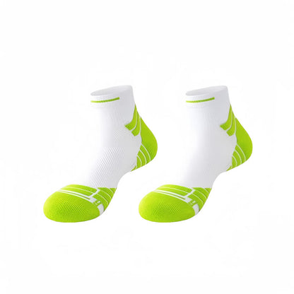 Chaussettes de compression rembourrées pour la course à pied (8 paires) - Vert - EU38-45 (US5-11) - image 13