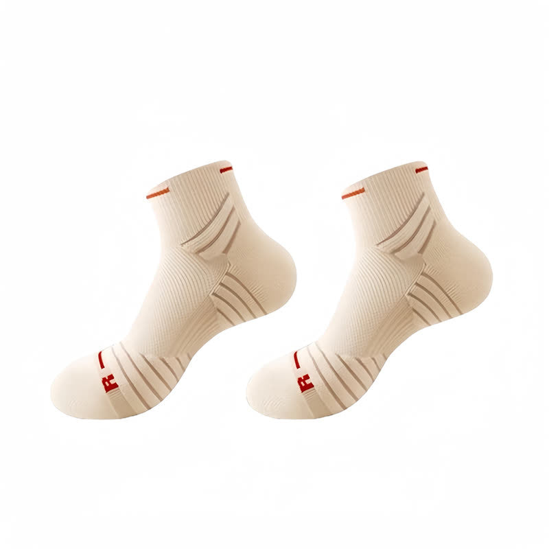 Chaussettes de compression rembourrées pour la course à pied (3 paires) - Kaki - EU38-45 (US5-11) - image 10