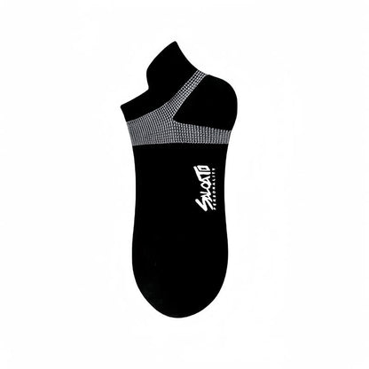 Chaussettes de compression athlétiques en coton anti-ampoules (5 paires) - Noir - EU39-44 (US6-10) - image 6