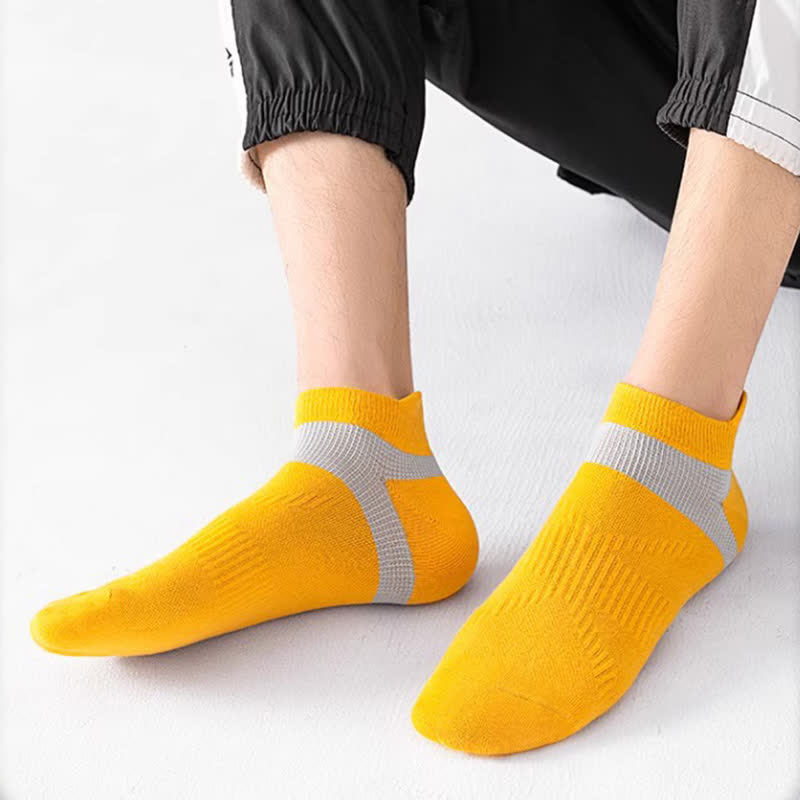 Chaussettes de compression athlétiques en coton anti-ampoules (5 paires) - image 7