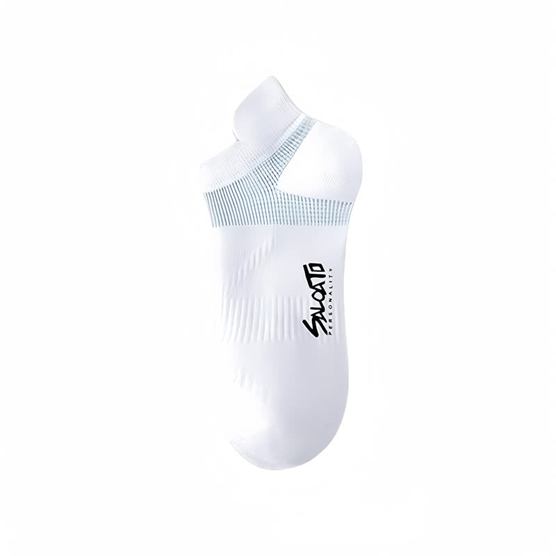 Chaussettes de compression athlétiques en coton anti-ampoules (5 paires) - Blanc - EU39-44 (US6-10) - image 4