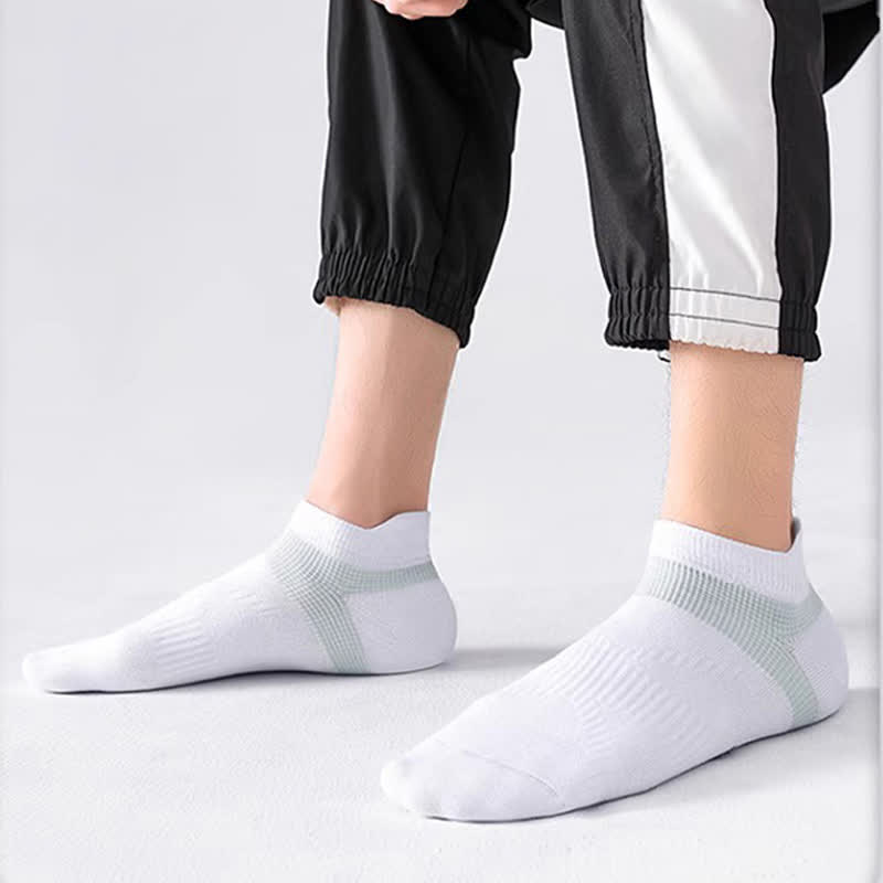 Chaussettes de compression athlétiques en coton anti-ampoules (5 paires) - image 3