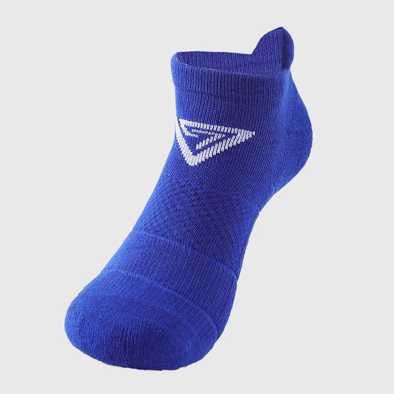 Chaussettes de compression en coton à imprimé triangulaire (7 paires) - Bleu - EU40-44 (US7-10) - image 13
