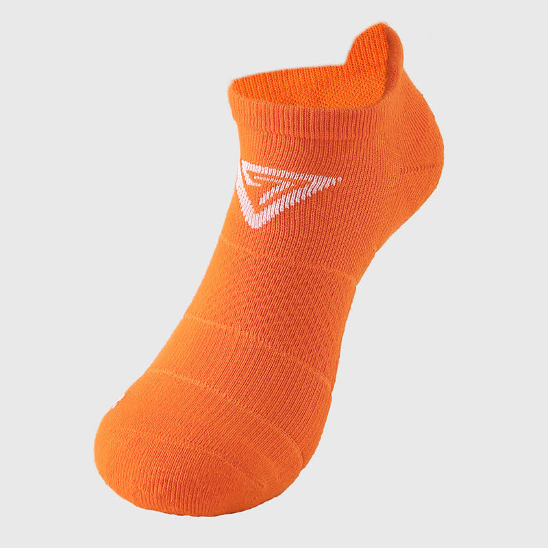 Chaussettes de compression en coton à imprimé triangulaire (7 paires) - Orange - EU40-44 (US7-10) - image 15