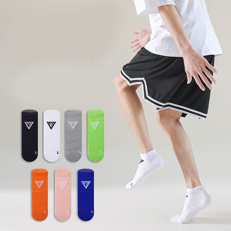 Chaussettes de compression en coton à imprimé triangulaire (7 paires) - image 2