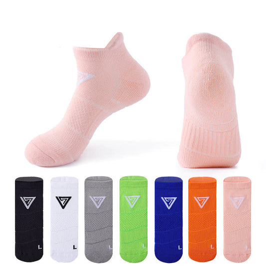 Chaussettes de compression en coton à imprimé triangulaire (7 paires) - Multicolore - EU40-44 (US7-10) - image 1