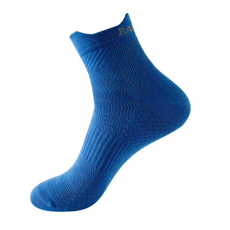 Chaussettes de sport de compression en coton de la série Bright Color (9 paires) - Bleu - EU36-43 (US3-9) - image 12