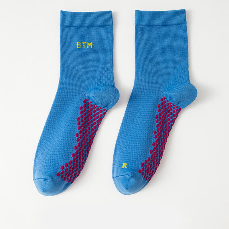 Chaussettes de compression sport à séchage rapide (4 paires) - Bleu - EU35-43 (US3-9) - image 6