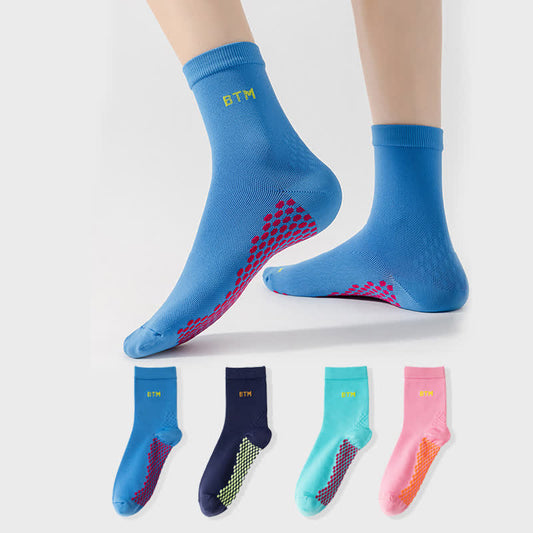 Chaussettes de compression sport à séchage rapide (4 paires) - Multicolore - EU35-43 (US3-9) - image 1