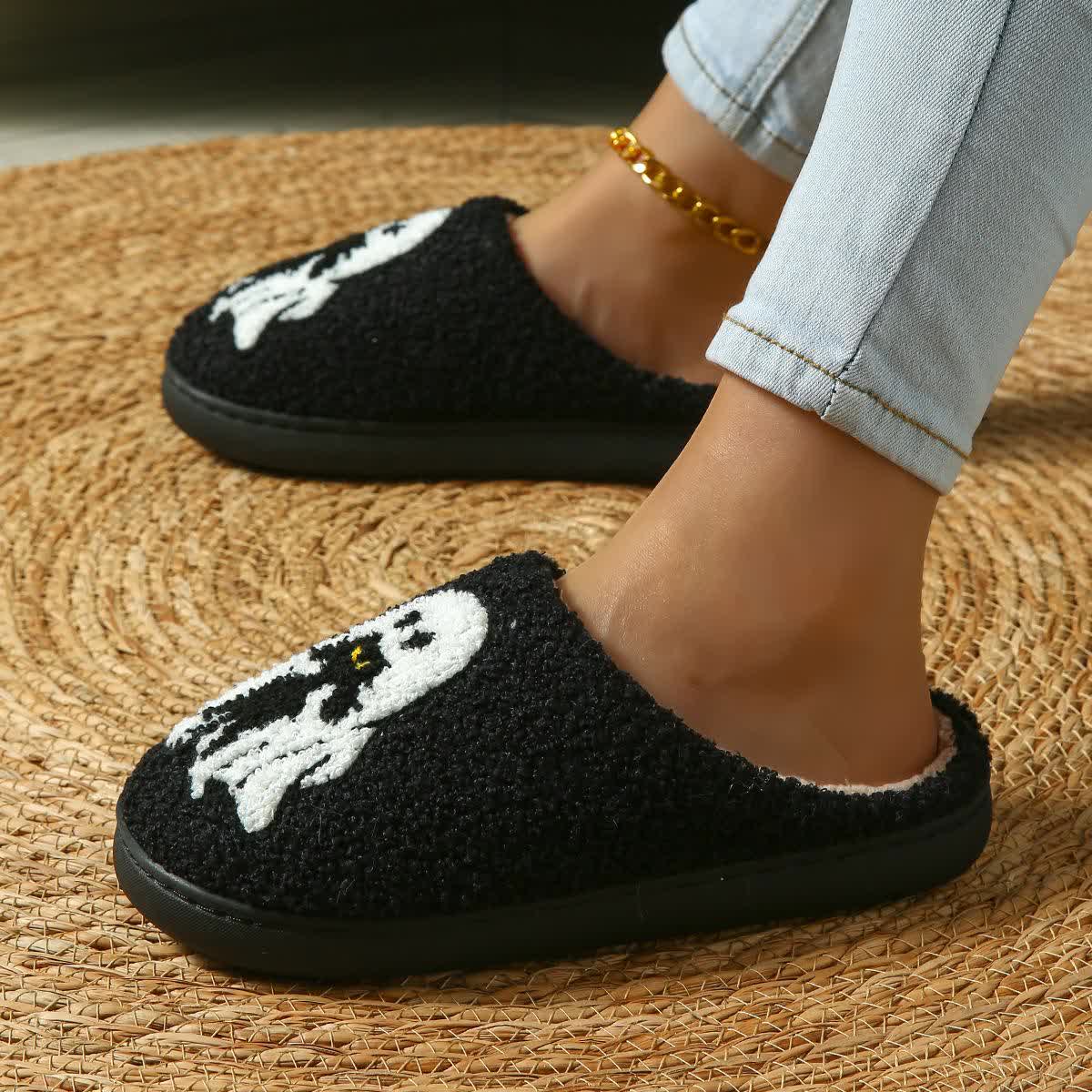 Chaussons fantômes amusants d'Halloween grande taille - image 8