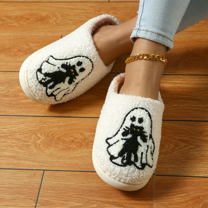 Chaussons fantômes amusants d'Halloween grande taille - image 4