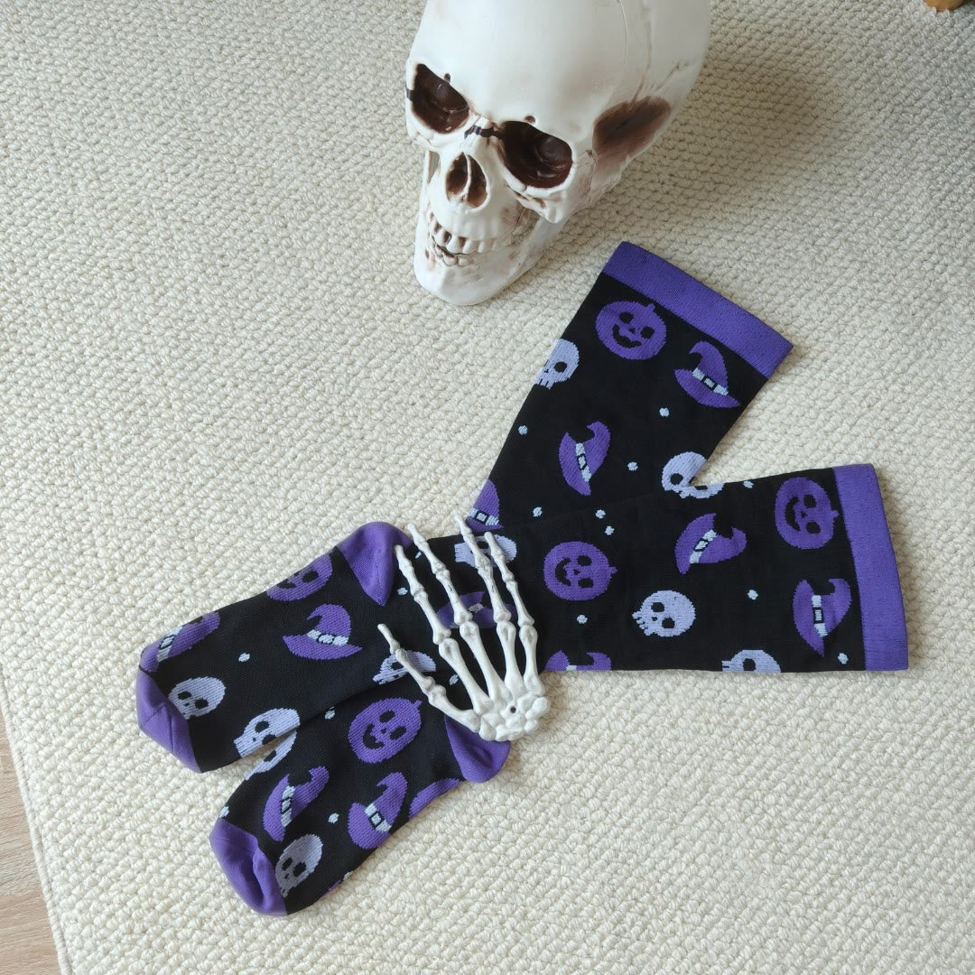 Chaussettes de compression mignonnes de style Halloween grande taille - image 2