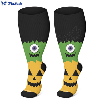 Chaussettes de compression Halloween grande taille (3 paires) - image 4