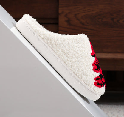 Chaussons grande taille à imprimé sapin de Noël - image 9