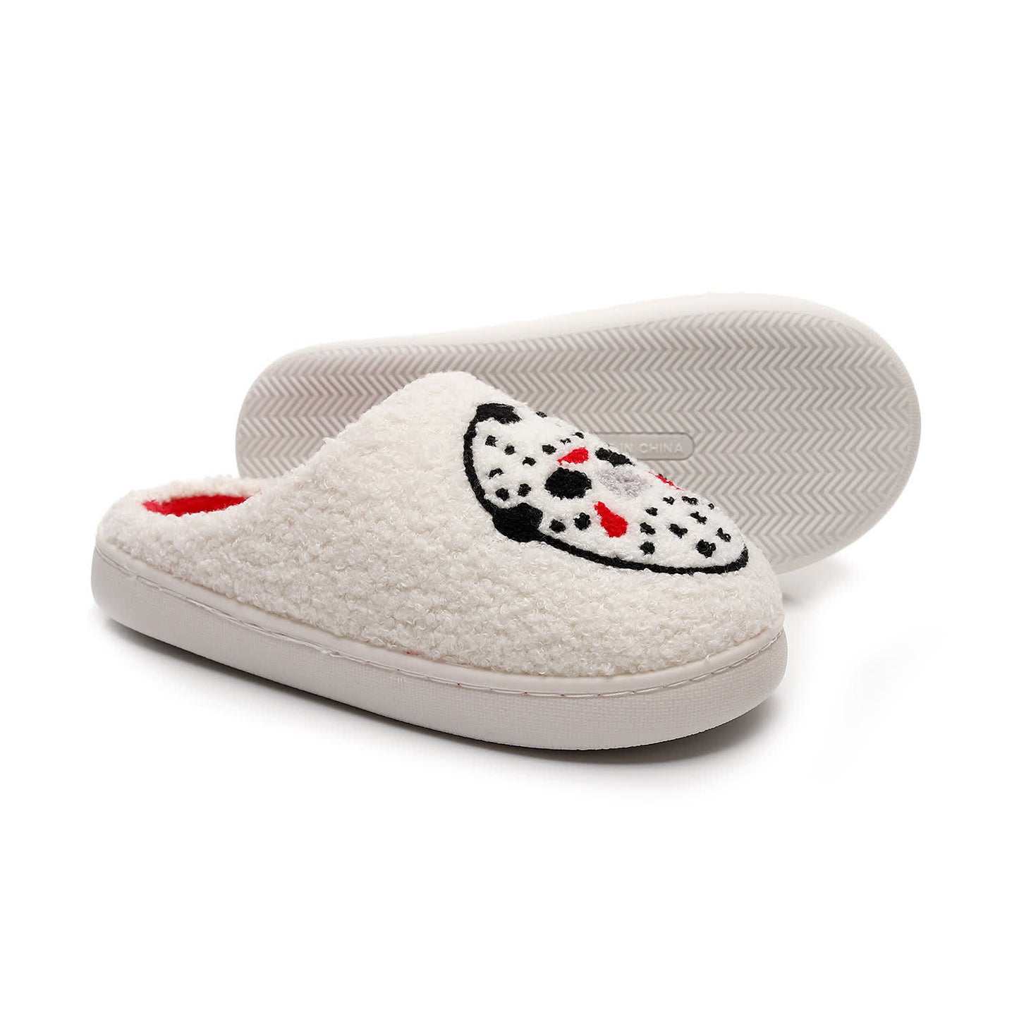 Chaussons grande taille à imprimé dessin animé d'Halloween effrayant - image 13