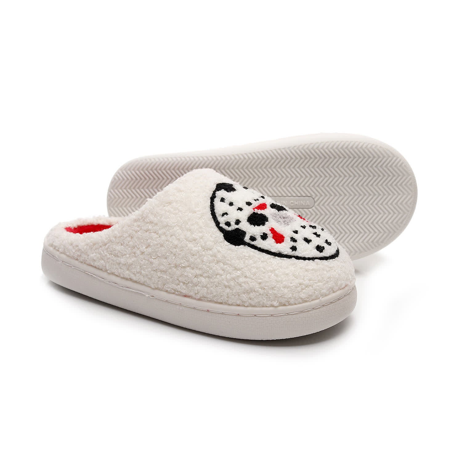 Chaussons grande taille à imprimé dessin animé d'Halloween effrayant - image 13