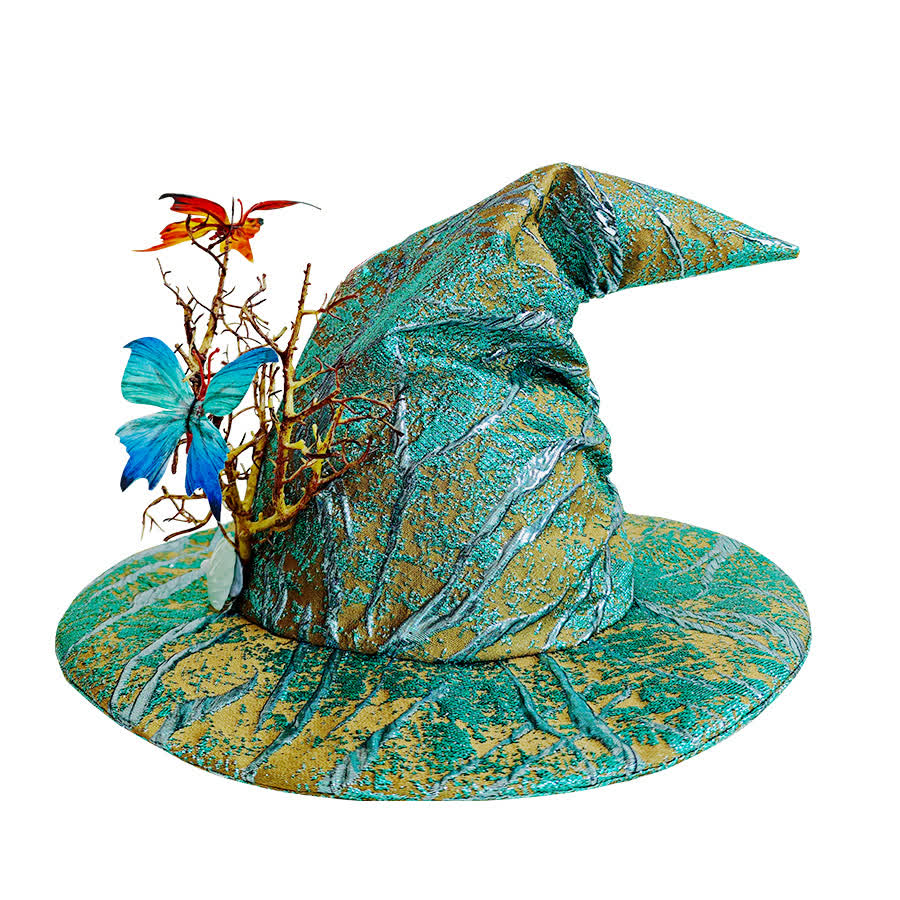 Chapeau de sorcière en coquillage papillon d'Halloween - image 3