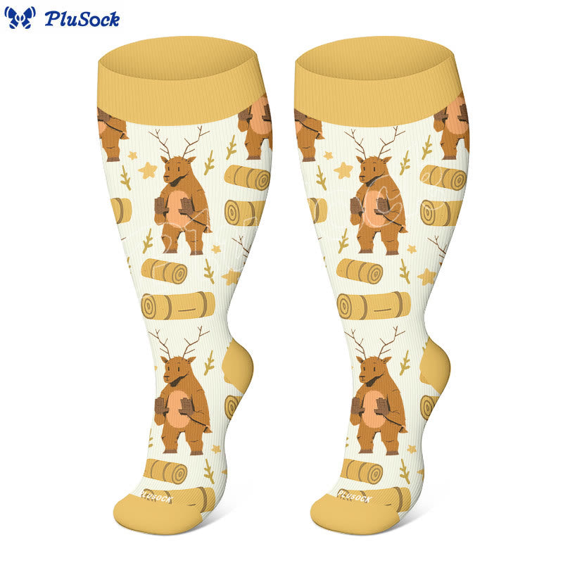 Chaussettes de compression Camping Time grande taille (3 paires) - image 5