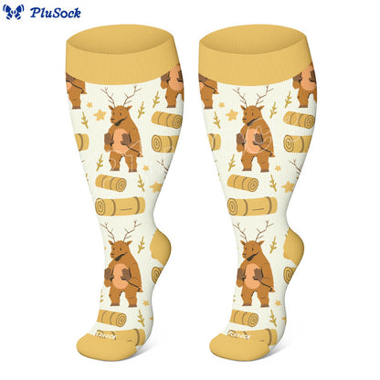 Chaussettes de compression Camping Time grande taille (3 paires) - image 5