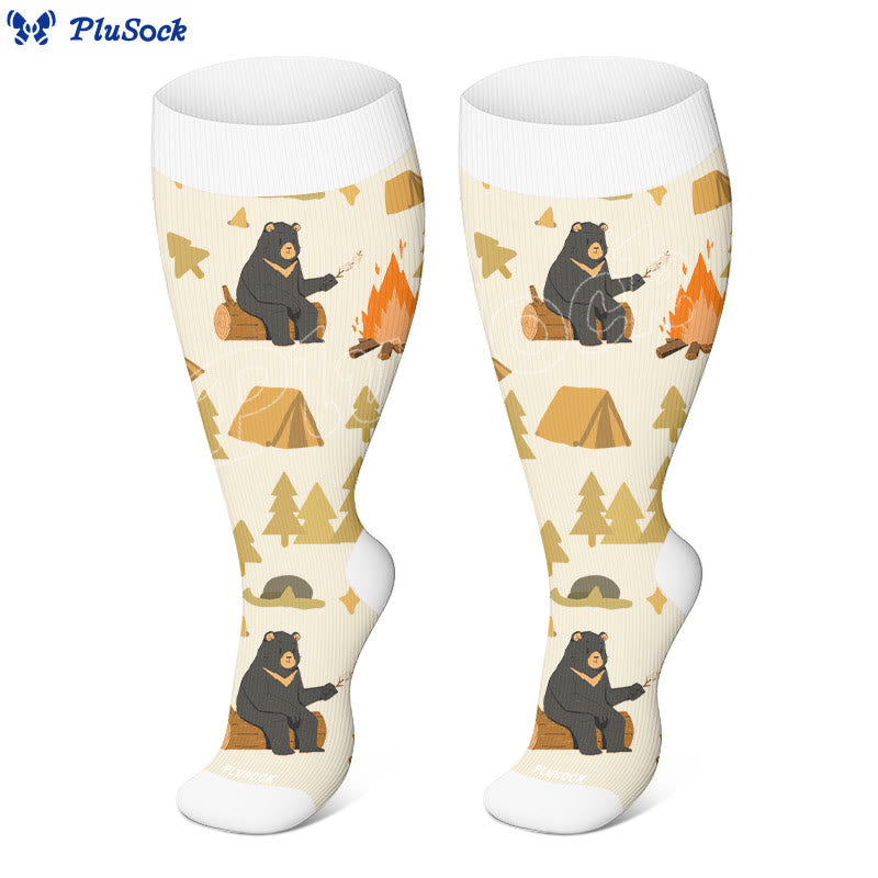 Chaussettes de compression Camping Time grande taille (3 paires) - image 4