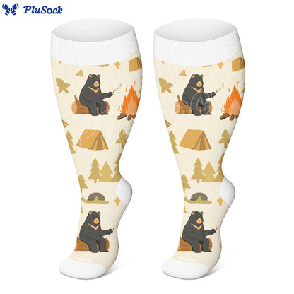 Chaussettes de compression Camping Time grande taille (3 paires) - image 4