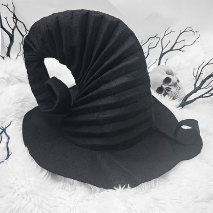 Chapeau de sorcier d'Halloween avec mentonnière - image 3