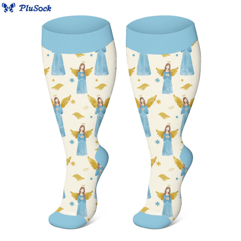 Chaussettes de compression Panda Angel grande taille (3 paires) - image 4