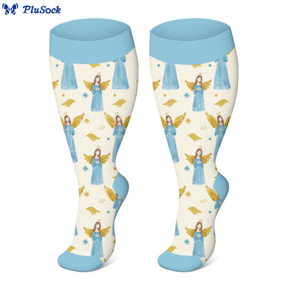 Chaussettes de compression Panda Angel grande taille (3 paires) - image 4