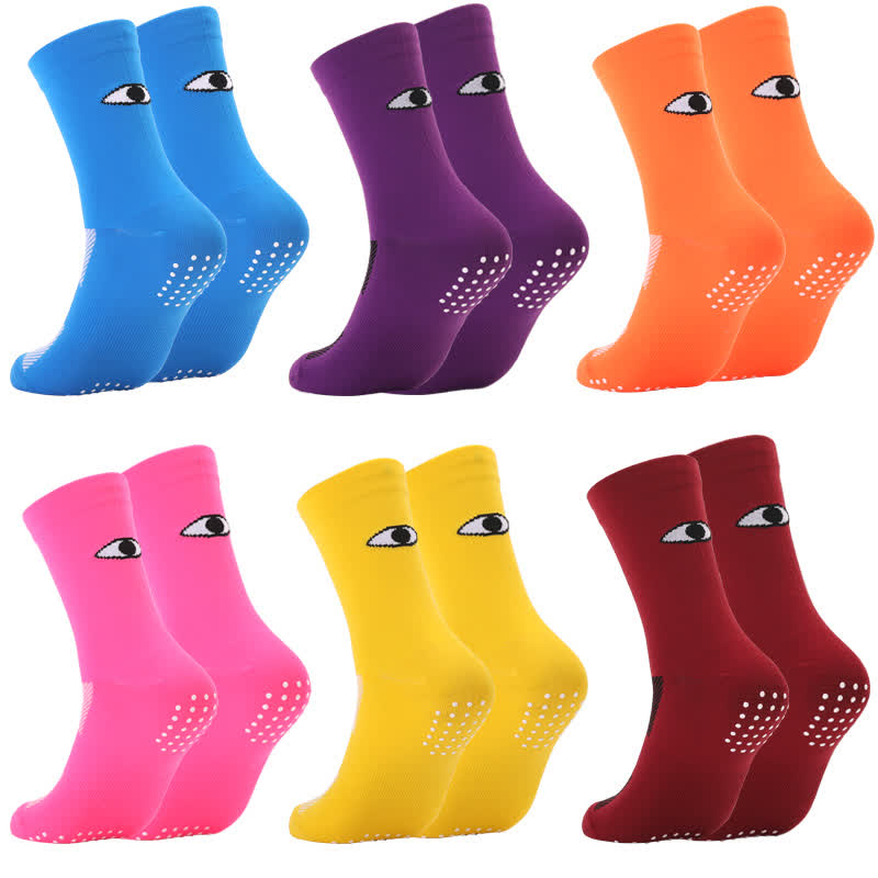 Chaussettes de compression à imprimé yeux (6 paires) - Multicolore - EU40-45 (US7-11) - image 1