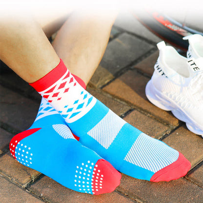 Chaussettes de compression à blocs de couleurs graphiques (6 paires) - image 5